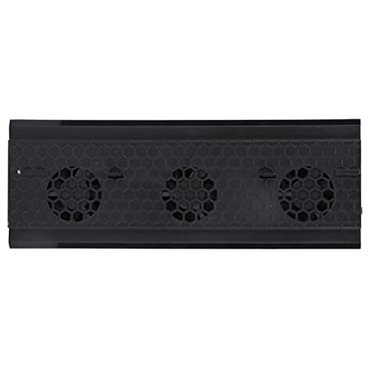Vertical Cooling Stand for One X with 3 Cooling Fans, USB Hub & LED Light Bar, Game Console Vertical Base, Overheating Protection, Device Power Supply