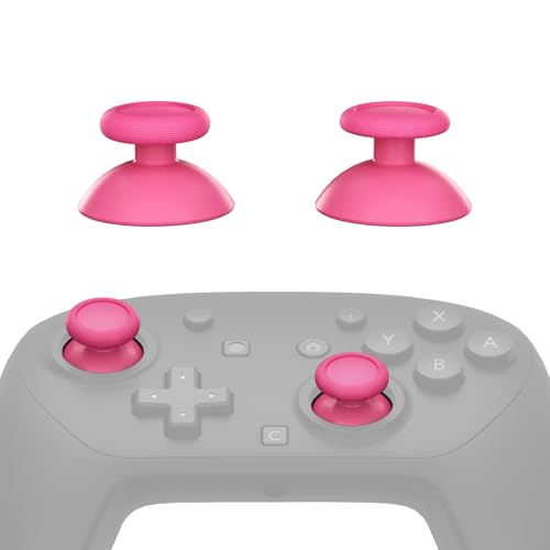 eXtremeRate Replacement 3D Joystick for Nintendo Switch 2 Pro Controller, Left Right Analog Stick Thumbsticks with Screwdriver Tools for Switch 2 Pro Controller, Multi-Colors Options - Rose Red - color: Rose Red