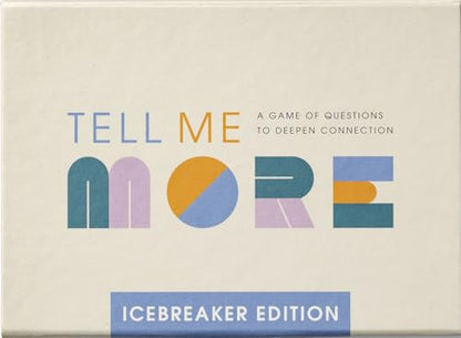 Compendium Tell Me More: Icebreaker Edition – A Conversation-Starter Game of 52 Questions to Deepen Connections - color: Icebreaker Edition