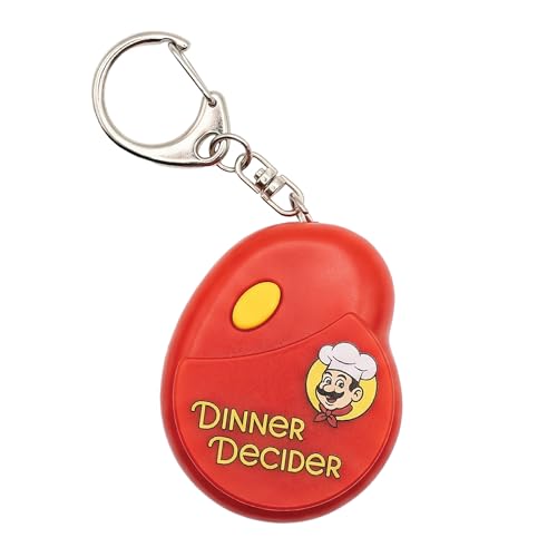Dinner Decider Electronic Keychain – Food Decision Dice for Couples & Families | Date Night Electronic Dice Game with 20 Dinner Options | Fun Novelty Gift, What’s For Dinner, What to Eat Decider