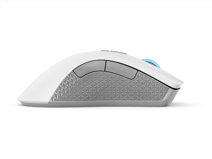 Lenovo Legion M600 RGB Wireless Gaming Mouse – 16,000 DPI, 9 Programmable Buttons, 200-Hour Battery Life, 50-Million Clicks Durability – Ambidextrous Computer Mouse (Stingray) - color: Stingray, size: Large | Ambidextrous, style: M600