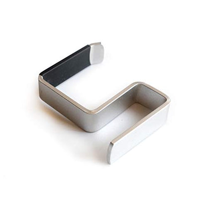 Office Computer Desk Aluminum Hook Clamp-On Desk Headphone Holder/Backpack Hook/Provides A Convenient Place to Hang Headset Or Bag (for 3.5cm Thickness)