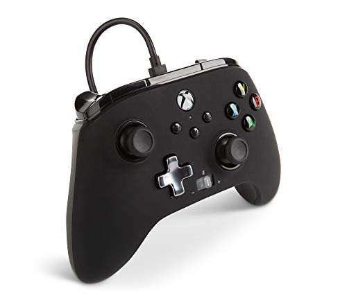 PowerA Enhanced Wired Controller for Xbox Series X|S - Black, Officially Licensed for Xbox - color: Black