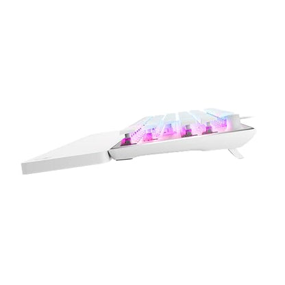 Turtle Beach Vulcan II TKL Pro Hall-Effect Mechanical RGB Gaming Keyboard | Magnetic Switches, Adjustable Actuation, Customizable RGB Keys, Rapid Trigger, Swappable Keycaps, Tenkeyless, White - color: White