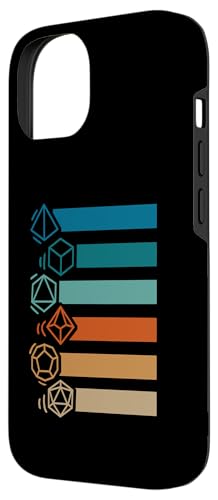 RPG Gamer Retro Polyhedral D20 Dice Set Nerdy Men Women Kids Case for iPhone 14