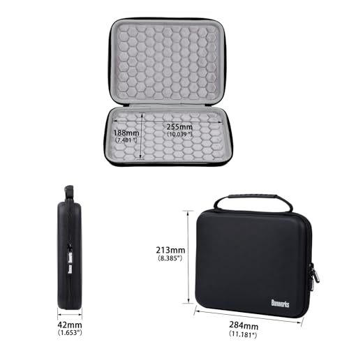 Banworks PU Hardshell Case Custom Fit for Teenage Engineering EP-133 K.O. II/EP-1320 Medieval, Synthesizer & Sampler Storage Case Performance Controller Bag JT/HCQSNB-05 (Case Only, 1 Piece) - size: For Teenage Eng EP-133 K.O.II/EP-1320