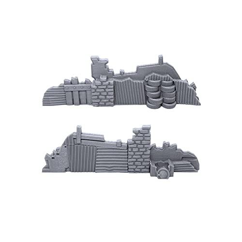 EnderToys Shanty Obstacles by Terrain4Print, 3D Printed Tabletop RPG Scenery and Wargame Terrain for 28mm Miniatures