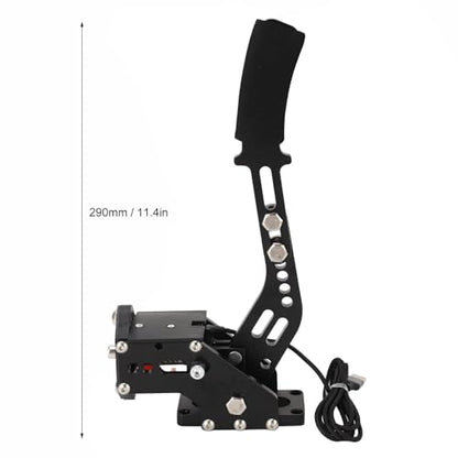 USB Handbrake, 14Bit PC USB Handbrake for Racing Games G27 G25 G29 T500 T300 Fanatecosw Lfs Dirt Rally (Black)