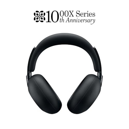 Sony 1000X THE COLLEXION Wireless Noise Cancelling Headphones, Black | Luxury Comfort with Curated Materials, HD NC Processor QN3, 12 Microphones, Mastered by Engineers, Up to 24 Hrs of Battery - color: Black