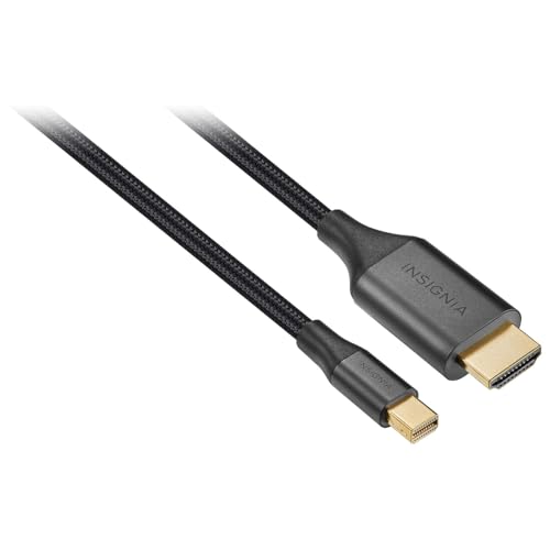 Insignia - 6' Mini DisplayPort-to-HDMI Cable - Black - size: 6 ft, style: 6 ft