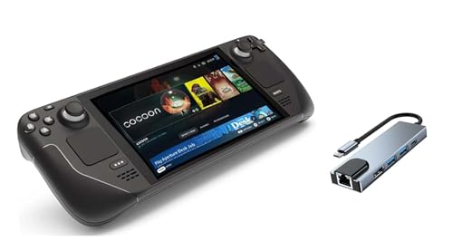 Valve Steam Deck OLED Handheld Gaming Console 2TB, 7.4 inch, 90Hz, 1280 x 800, SteamOS 3.0, with Multifucational Docking Station