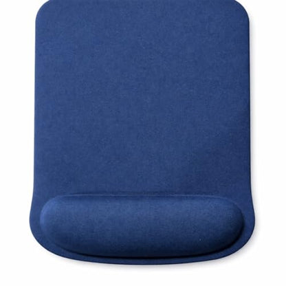 Ergonomic Meomory Foam Mouse Pad with Wrist Support, Orange, Ultra-Smooth Surface, Anti-Slip Base (Blue, Medium) - color: Blue