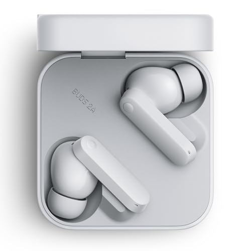 CMF Buds 2a Wireless Earbuds Active Noise Cancelling 42dB Hybrid ANC Bluetooth Headphones, 12.4mm Dynamic Driver for Big Bass, 4 Mic Clear Call, Sport Ear Buds for iPhone, Android, Light Grey - color: Light Grey