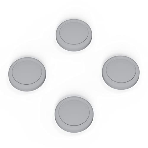 eXtremeRate PlayVital Switch Joystick Caps, Switch Lite Thumbstick Caps, Silicone Analog Cover for OLED Joycon Thumb Grips - Fleeting Gray - color: Fleeting Gray