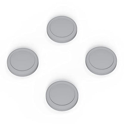 eXtremeRate PlayVital Switch Joystick Caps, Switch Lite Thumbstick Caps, Silicone Analog Cover for OLED Joycon Thumb Grips - Fleeting Gray - color: Fleeting Gray