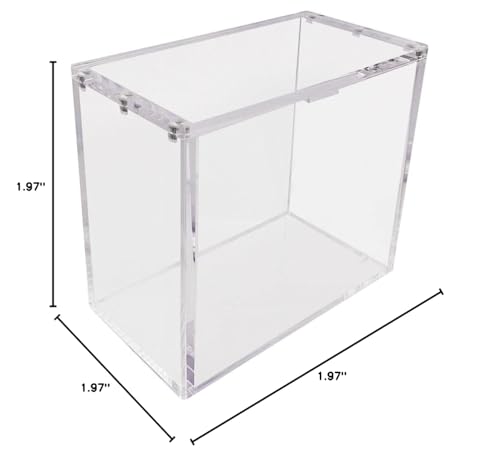 Ultra PRO - Acrylic Display Box for Pokémon Booster Pack - Protect Your Collectible Cards, and Gaming Cards in Original in Box Condition, Card Protector (3.08" W x 4.95" D x 5.51" L) - size: 3.08" W x 4.95" D x 5.51" L