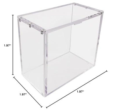 Ultra PRO - Acrylic Display Box for Pokémon Booster Pack - Protect Your Collectible Cards, and Gaming Cards in Original in Box Condition, Card Protector (3.08" W x 4.95" D x 5.51" L) - size: 3.08" W x 4.95" D x 5.51" L