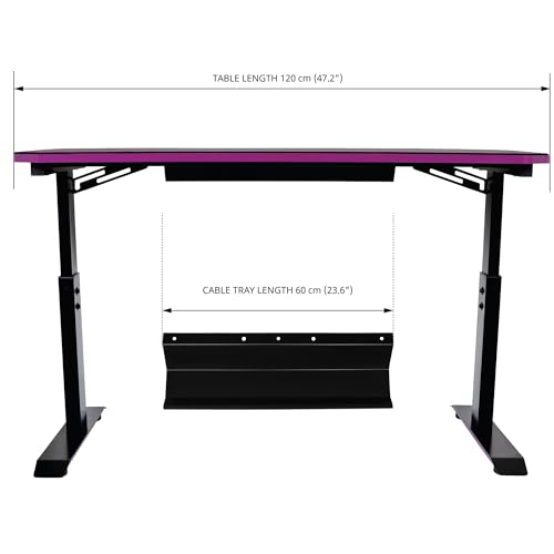Cooler Master GD120 PC Gaming Desk with Cable Management, Water-Repellent Mousepad, Modern Simple Sturdy Style Table Workstation for Home Office - style: GD120