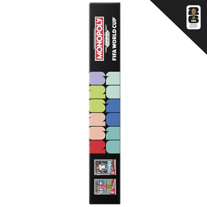 Monopoly Panini Prizm: FIFA World Cup Game I Soccer Board Game with Monopoly Panini Prizm FIFA World Cup 2026 Trading Cards I Ages 8+ - style: Monopoly Panini Board Game