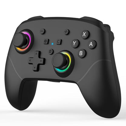 BETMI Wireless Pro Controller for Switch 2 (Black) | with 9-Axis Sensor/C Button/Hall Effect Joysticks/Macro/Wake-up/Stereo Jack/RGB LED Light/Dual Vibration