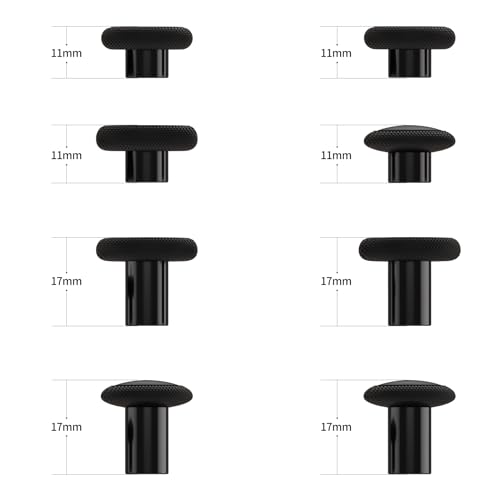 HEXGAMING 8-Pack Replacement Thumbsticks Caps, Stardust Mocha | 2 Height, Domed & Concave Grips, for Phantom & Ultimate Pro Controllers, Base Part NOT Included - color: Stardust Mocha