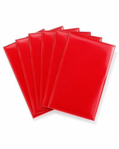 Ultra PRO - 200ct Red PRO-Gloss Standard Card Sleeve Deck Protector, Protect & Store Collectible, Sport, MTG, D&D Cards - color: 200ct Gloss Red