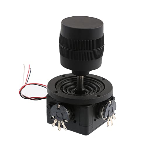 3-axis Joystick Potentiometer JH-D300X-R2 5K 50°3D Joystick Sealed PTZ Thermistor, Black