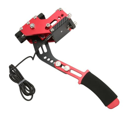 Yunseity 64 Bit USB Handbrake, Progressive Sim Racing Game Handbrake for ONE, for Series S X, PC, 95% Metal, Easy Install (Red) - color: Red