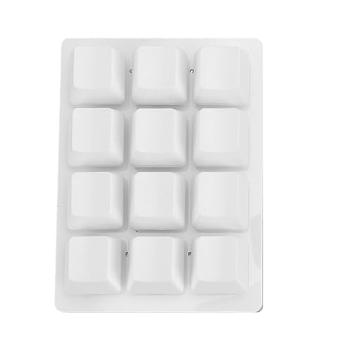 Mechanical Gaming Macro Keypad,12 Key RGB Hotswap Keypad with Switches, Type C Wired Mini Keyboard,Anti ghosting for OS,for Pi,Memory Function,RGB Lighting (White) - color: White