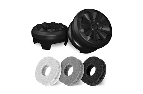 KontrolFreek Aim Boost Kit for PlayStation 5 (PS5) and PlayStation 4 (PS4) Controller | Includes Performance Thumbsticks and Precision Rings | Black Galaxy Edition - color: Black