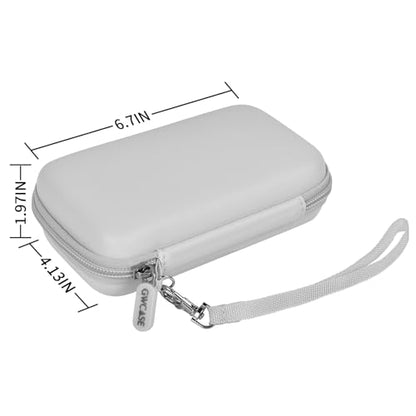 GWCASE Case for Anbernic RG35XX H RG28XX Retroid Game Console, Gray | 벨크로 스트랩 잠금 장치가 있는 맞춤형 핏 내부 트레이, 일상적인 휴대 및 여행, 캠프 또는 출퇴근을 위한 압력 방지 보호, 박스만 포함 - color: 회색.