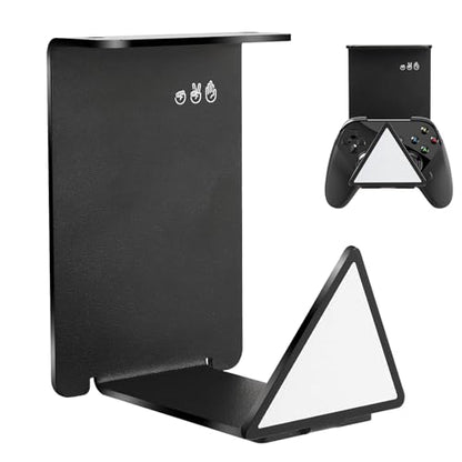 HC128 Headphone Holder Hanger for Desk, Include Adhesive Strips, Universal Headset Stand for PS4/PS5/Xbox/PC/Mac/Headphones Game Controller Hanger (Triangle) - style: Triangle