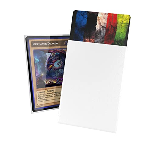 Ultimate Guard Cortex Outer Card Sleeves, 60 Japanese Size TCG Sleeves, 62 x 89mm, White Back, Glossy Finish, No PVC & Acid-Free, High Clarity - color: White, size: Japanese Glossy