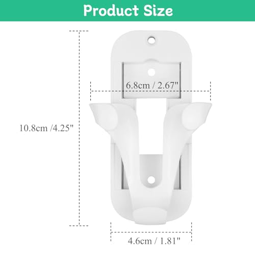 Wall Mount Bracket for Hunter Remote 99122, 99123, 99600, RAN003, K047402 | Ceiling Fan Remote Control Holder with Screws, Easy Installation - Only Remote Holder