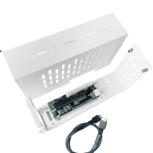 JMT M.2 M-Key to PCIE 4.0X4 SFF 8611 External Graphics Card Stand Bracket Compatible with Oculink/M.2 NVMe Laptop eGPU GDP NUC (Dock-OC5 + Metal Case) - color: DOCK-OC5 + Metal Case