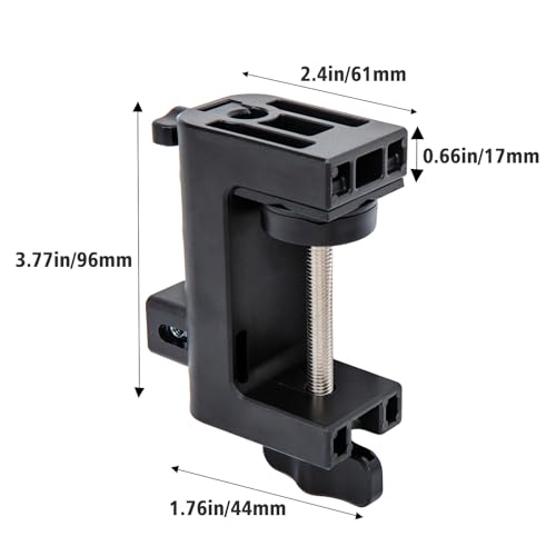 Metal Desk Clamp For Microphone Suspension Boom Scissor Arm Stand Holder with Adjustable Screw by SUNMON - color: Desk Mic Boom Arm Clamp