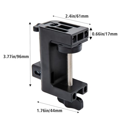 Metal Desk Clamp For Microphone Suspension Boom Scissor Arm Stand Holder with Adjustable Screw by SUNMON - color: Desk Mic Boom Arm Clamp
