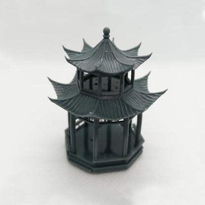 MRY-SFW Yao's Studio LYT144293 1/144 Miniature Factory Building Military Car Railroad Track Accessory Props Diorama Scenery Chinese Architectual Gazebo Model1pc