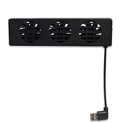 OSTENT Three Fans Cooler Cooling Fan Dock for Nintendo Switch Console