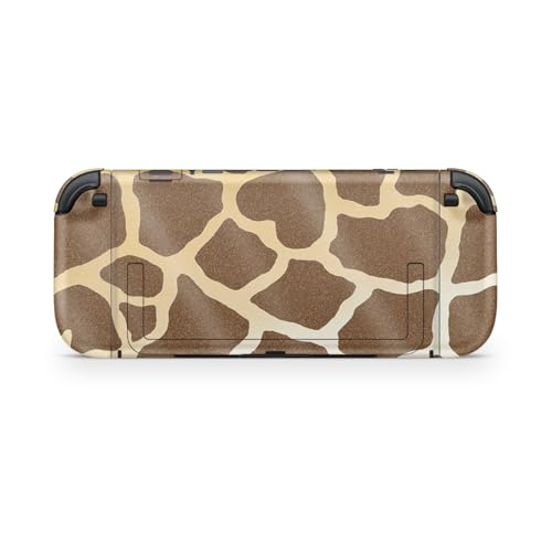 Glossy Glitter Gaming Skin Compatible with Nintendo Switch 2 Console Only - Giraffe - Premium 3M Vinyl Protective Wrap Decal Cover - Easy to Apply | Crafted in The USA by MightySkins - color: Giraffe, size: Switch 2 Console Skin Only, style: Glossy Glitte