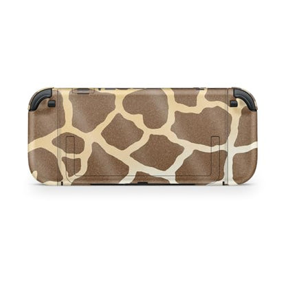 Glossy Glitter Gaming Skin Compatible with Nintendo Switch 2 Console Only - Giraffe - Premium 3M Vinyl Protective Wrap Decal Cover - Easy to Apply | Crafted in The USA by MightySkins - color: Giraffe, size: Switch 2 Console Skin Only, style: Glossy Glitte