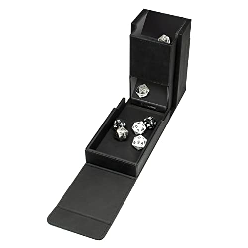 Ultra PRO - Alcove Dice Tower - Great Dice Carrying Case for Classic Board Games, RPG Games, and Tabletop Games - Stores 40+ Standard Sized RPG Game Dice
