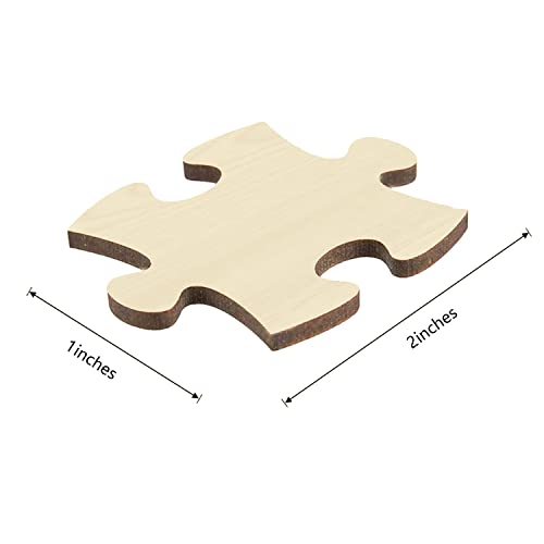 100 Piece Blank Puzzle with Tray to Draw on, 14.2x10.6 Inches | Each Piece is Unique, Make Your Own Wooden Blank Puzzles, Custom Puzzle for Crafts & DIY