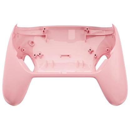 eXtremeRate Bottom Shell for Nintendo Switch 2 Pro, Puffy Pink | Custom DIY Rear Back Plate Housing Replacement Cover Case for Nintendo Switch 2 Pro Controller - color: Puffy Pink
