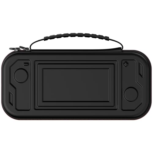 Switch Carrying Case for Nintendo Switch 2 (2025)/Switch/OLED, Switch Travel Carrying Case Hard Shell Protective for Nintendo Switch 2 Accessories, 10 Game Card Slots, Crush-resistant - size: Case only-Black