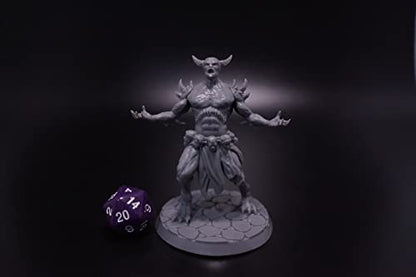 Wildspire 3 Large Monsters Booster Set for DND Miniatures - Sharkenbear, Lamia, Archdevil - Large Size minis for D&D Miniatures