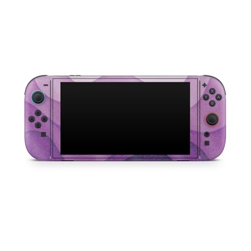 Glossy Glitter Gaming Skin Compatible with Nintendo Switch 2 Console Only - Papercraft Purple - Premium 3M Vinyl Protective Wrap Decal Cover - Easy to Apply | Crafted in The USA by MightySkins - color: Papercraft Purple, size: Switch 2 Console Skin Only,
