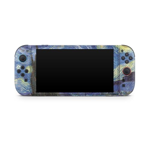 Glossy Glitter Gaming Skin Compatible with Nintendo Switch 2 Console Only - Starry Night - Premium 3M Vinyl Protective Wrap Decal Cover - Easy to Apply | Crafted in The USA by MightySkins - color: Starry Night, size: Switch 2 Console Skin Only, style: Glo
