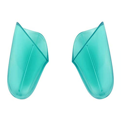 eXtremeRate Emerald Green Replacement Handle Grips for Nintendo Switch Pro Controller, DIY Hand Grip Shell for Nintendo Switch Pro - Controller NOT Included - color: Clear Emerald Green