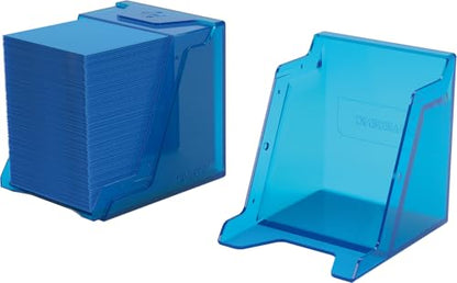 Gamegenic Bastion 100+ XL Deck Box - Compact, Secure, and Perfectly Organized for Your Trading Cards! Safely Protects 100+ Double-Sleeved Cards, Blue Color, Made